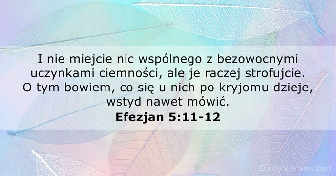 Efezjan 5:11-12