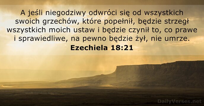 Ezechiela 18:21