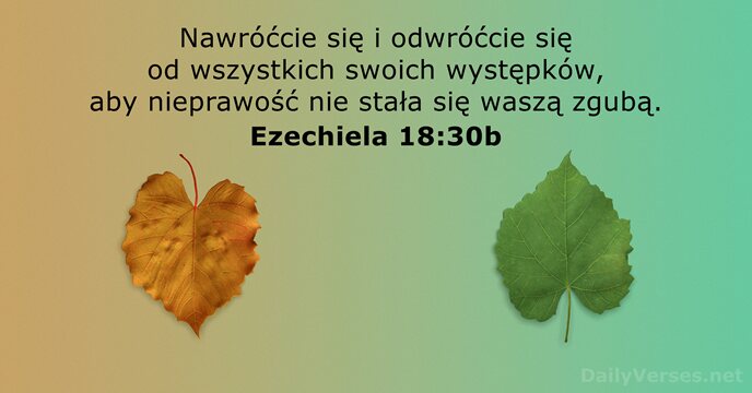 Ezechiela 18:30b