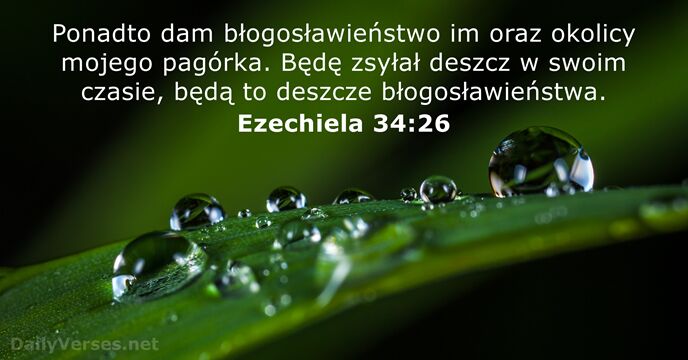 Ezechiela 34:26