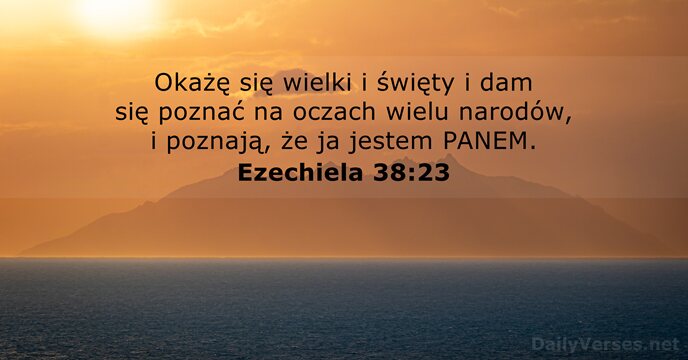 Ezechiela 38:23