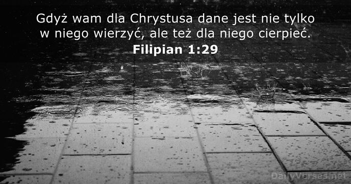 Filipian 1:29