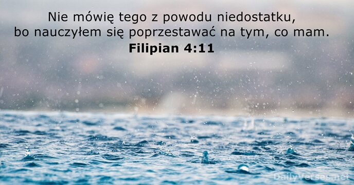Filipian 4:11