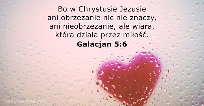Galacjan 5:6