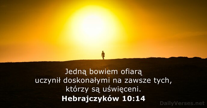 Hebrajczyków 10:14