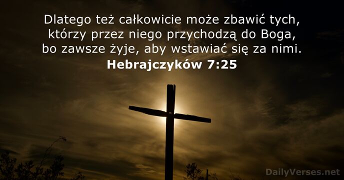 Hebrajczyków 7:25