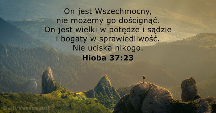 Hioba 37:23