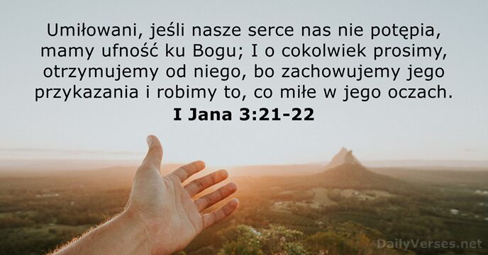 I Jana 3:21-22