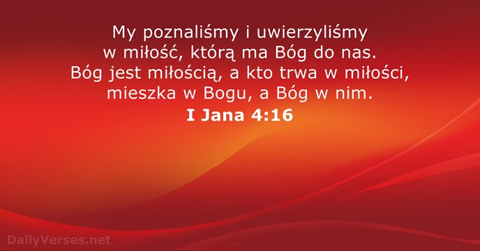 I Jana 4:16