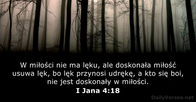 I Jana 4:18