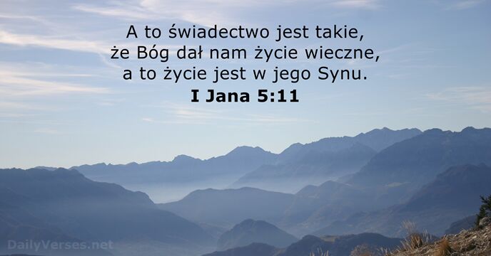 I Jana 5:11