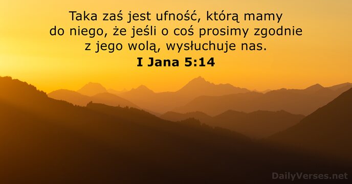 I Jana 5:14