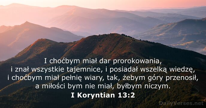 I Koryntian 13:2