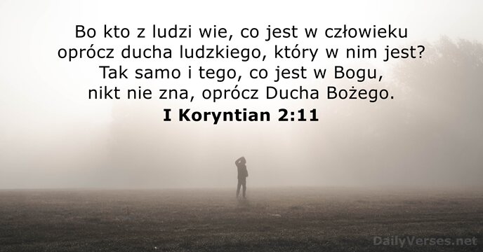 I Koryntian 2:11