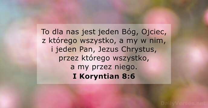 I Koryntian 8:6