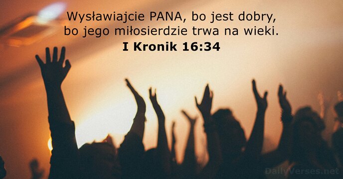 I Kronik 16:34