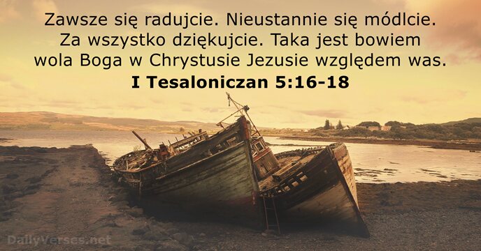 I Tesaloniczan 5:16-18