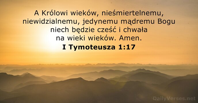 I Tymoteusza 1:17