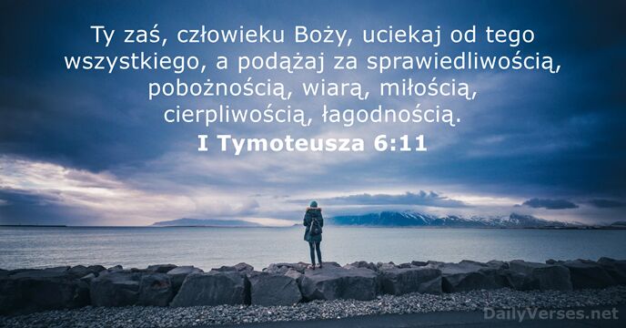 I Tymoteusza 6:11