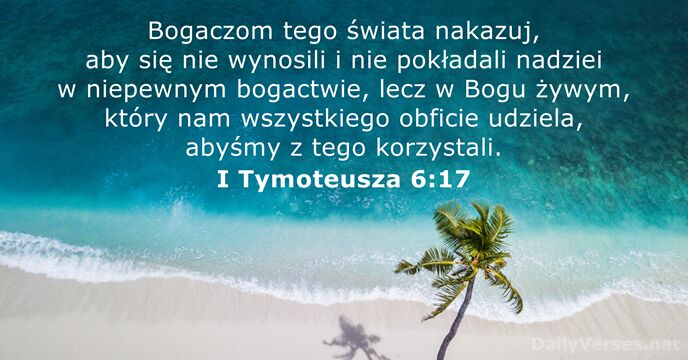 I Tymoteusza 6:17