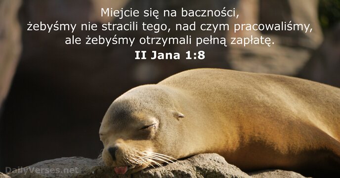 II Jana 1:8