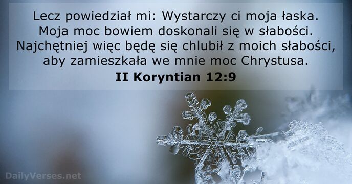 II Koryntian 12:9
