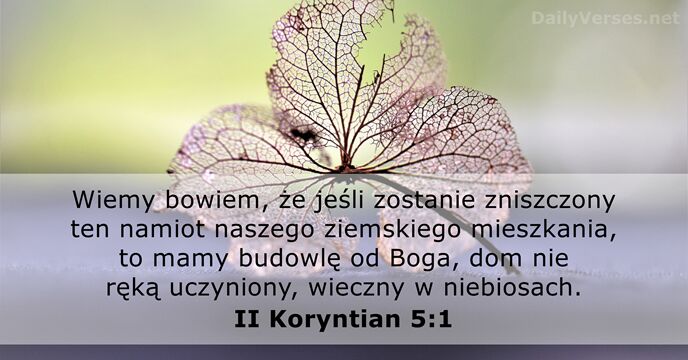 II Koryntian 5:1