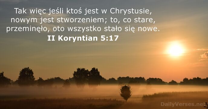 II Koryntian 5:17