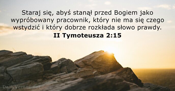 II Tymoteusza 2:15