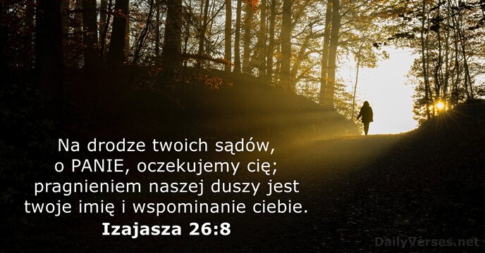 Izajasza 26:8