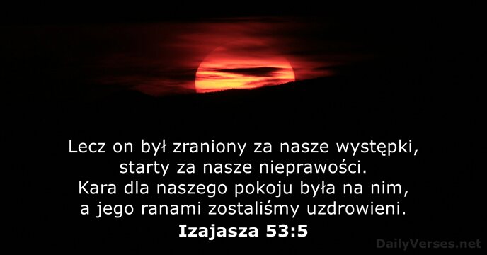 Izajasza 53:5