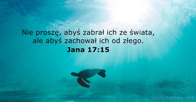 Jana 17:15