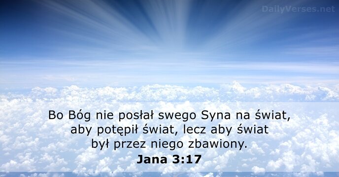 Jana 3:17