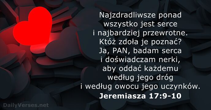 Jeremiasza 17:9-10