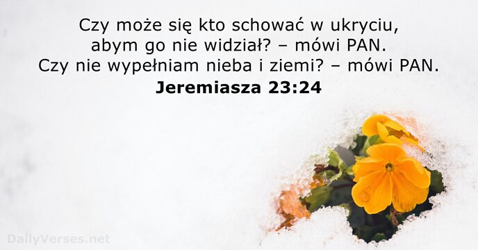 Jeremiasza 23:24
