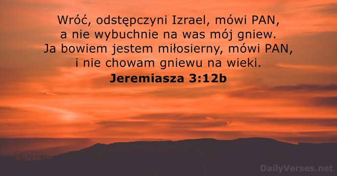 Jeremiasza 3:12b