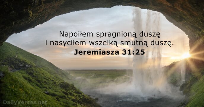 Jeremiasza 31:25