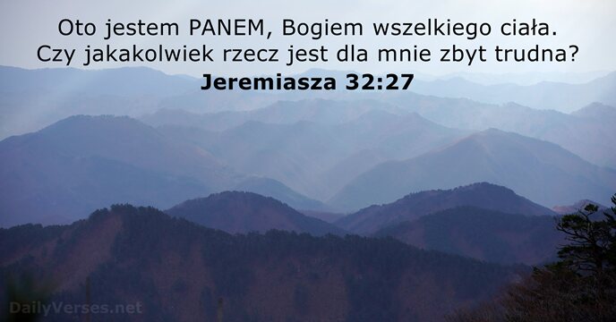 Jeremiasza 32:27