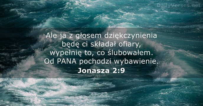 Jonasza 2:9