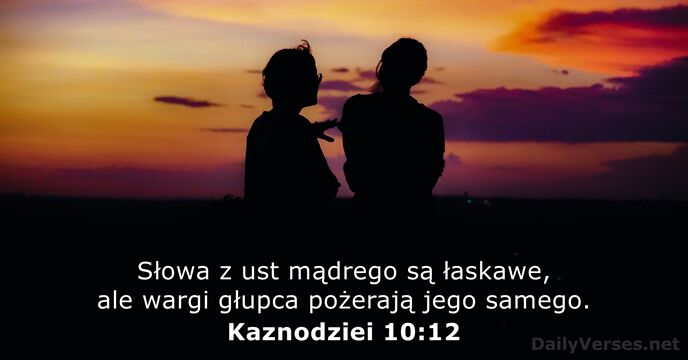 Kaznodziei 10:12