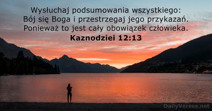Kaznodziei 12:13