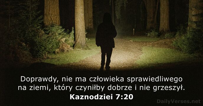 Kaznodziei 7:20