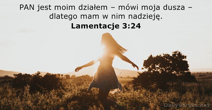 Lamentacje 3:24