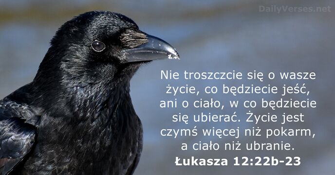 Łukasza 12:22b-23