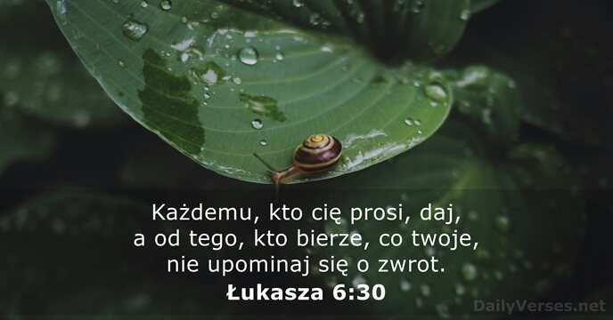 Łukasza 6:30