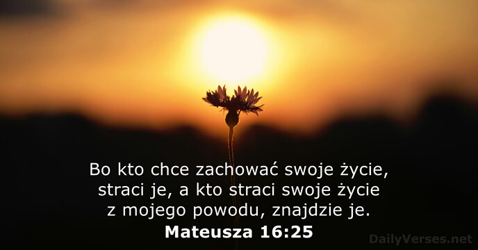 Mateusza 16:25