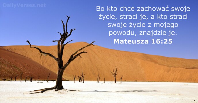 Mateusza 16:25