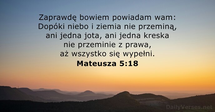 Mateusza 5:18