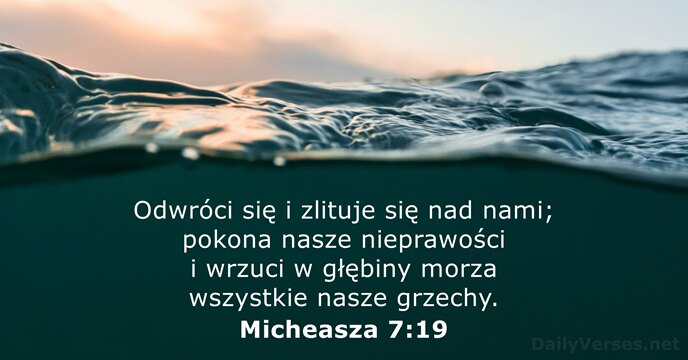 Micheasza 7:19