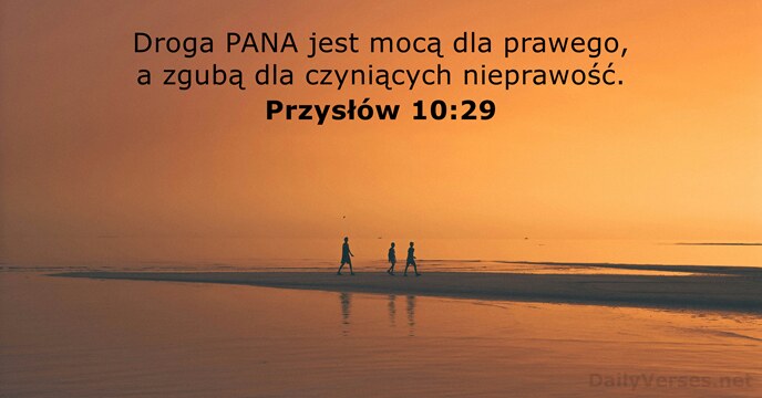 Przysłów 10:29